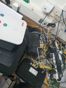 Naas PC's - Home Network Installation, messy network setup