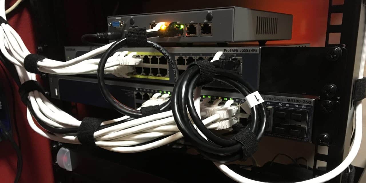 Naas PC's - Home Network Installation, Home network rack install